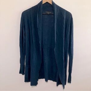 Banana Republic Blue Cotton Cardigan With Pockets Size Small